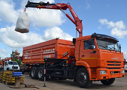 Самосвалы с КМУ