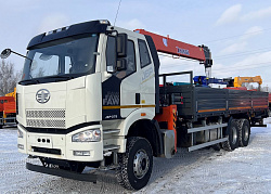 Кран-манипулятор Hangil HGC1235 на базе FAW 6х4